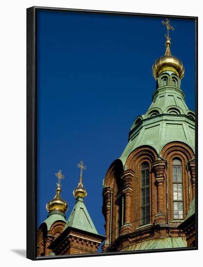 Uspenski Cathedral, an Eastern Orthodox Cathedral Overlooking the City, Helsinki, Finland-Nancy & Steve Ross-Framed Photographic Print