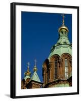 Uspenski Cathedral, an Eastern Orthodox Cathedral Overlooking the City, Helsinki, Finland-Nancy & Steve Ross-Framed Photographic Print