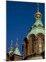 Uspenski Cathedral, an Eastern Orthodox Cathedral Overlooking the City, Helsinki, Finland-Nancy & Steve Ross-Mounted Photographic Print