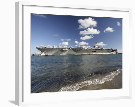 USS Abraham Lincoln-Stocktrek Images-Framed Photographic Print