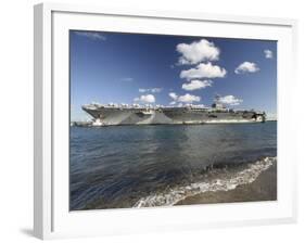 USS Abraham Lincoln-Stocktrek Images-Framed Photographic Print