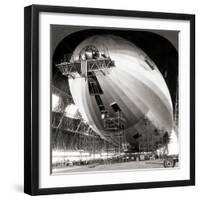USS Akron Construction-null-Framed Premium Giclee Print
