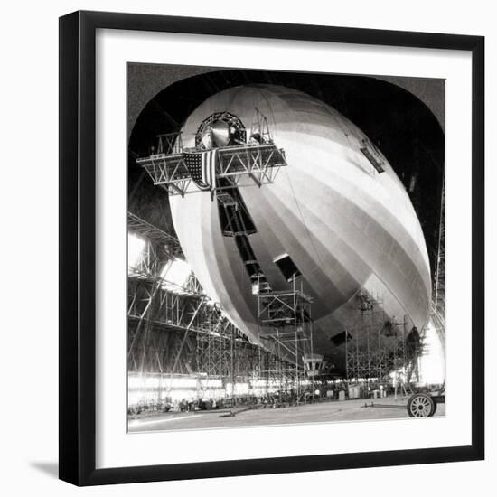 USS Akron Construction-null-Framed Giclee Print