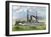 Uss 'Alabama, American Battleship, 1898-null-Framed Giclee Print