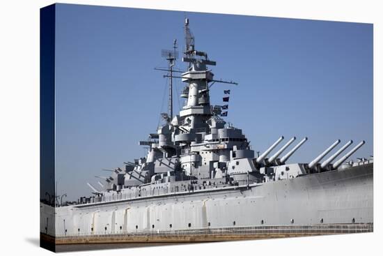 USS Alabama (BB-60), Mobile Bay, Alabama-Carol Highsmith-Stretched Canvas