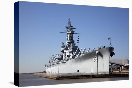 USS Alabama (BB-60), Mobile Bay, Alabama-Carol Highsmith-Stretched Canvas