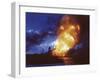 USS Arizona Explodes at Pearl Harbor after Japanese Attack-null-Framed Photo