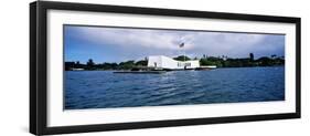 Uss Arizona Memorial, Pearl Harbor, Honolulu, Hawaii, USA-null-Framed Premium Photographic Print