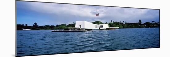 Uss Arizona Memorial, Pearl Harbor, Honolulu, Hawaii, USA-null-Mounted Photographic Print