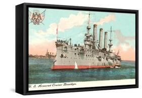 USS Armored Cruiser Brooklyn-null-Framed Stretched Canvas