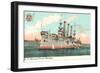 USS Armored Cruiser Brooklyn-null-Framed Art Print
