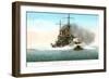 USS Battleship Nebraska-null-Framed Art Print