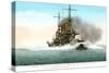 USS Battleship Nebraska-null-Stretched Canvas