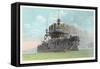 USS Battleship Nebraska-null-Framed Stretched Canvas