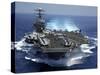 USS Carl Vinson in Indian Ocean During the Second Gulf War, Mar. 15, 2005-null-Stretched Canvas