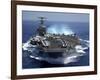 USS Carl Vinson in Indian Ocean During the Second Gulf War, Mar. 15, 2005-null-Framed Photo