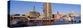 Uss Constellation, Inner Harbor, Baltimore, Maryland-null-Stretched Canvas