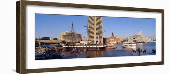 Uss Constellation, Inner Harbor, Baltimore, Maryland-null-Framed Photographic Print