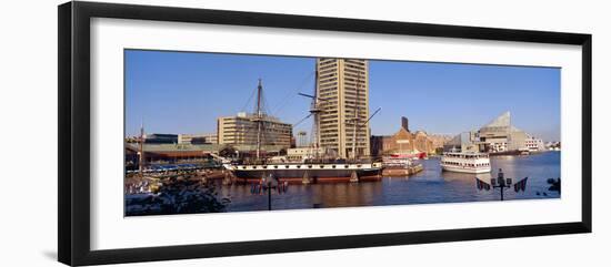 Uss Constellation, Inner Harbor, Baltimore, Maryland-null-Framed Photographic Print