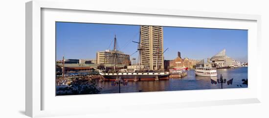 Uss Constellation, Inner Harbor, Baltimore, Maryland-null-Framed Photographic Print