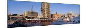 Uss Constellation, Inner Harbor, Baltimore, Maryland-null-Mounted Photographic Print