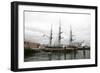 USS Constitution Docked in Boston, Massachusetts. This is a Popular Site along the Freedom Trail-pdb1-Framed Photo