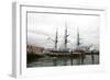 USS Constitution Docked in Boston, Massachusetts. This is a Popular Site along the Freedom Trail-pdb1-Framed Photo