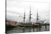 USS Constitution Docked in Boston, Massachusetts. This is a Popular Site along the Freedom Trail-pdb1-Stretched Canvas