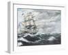 USS Constitution Heads for HM Frigate Guerriere-Vincent Booth-Framed Giclee Print