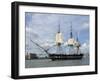 USS Constitution in the Boston Harbor-null-Framed Photographic Print