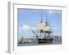 USS Constitution in the Boston Harbor-null-Framed Photographic Print