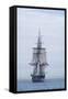 USS Constitution "Old Ironsides" Under Sail, Massachusetts Bay, Celebrating Its Bicentennial, 1997-null-Framed Stretched Canvas