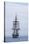 USS Constitution "Old Ironsides" Under Sail, Massachusetts Bay, Celebrating Its Bicentennial, 1997-null-Stretched Canvas