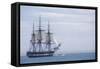 USS Constitution "Old Ironsides" Under Sail, Massachusetts Bay, Celebrating Its Bicentennial, 1997-null-Framed Stretched Canvas