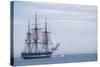 USS Constitution "Old Ironsides" Under Sail, Massachusetts Bay, Celebrating Its Bicentennial, 1997-null-Stretched Canvas