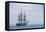 USS Constitution "Old Ironsides" Under Sail, Massachusetts Bay, Celebrating Its Bicentennial, 1997-null-Framed Stretched Canvas