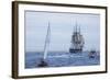 USS Constitution "Old Ironsides" Under Sail, Massachusetts Bay, Celebrating Its Bicentennial, 1997-null-Framed Photographic Print