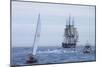 USS Constitution "Old Ironsides" Under Sail, Massachusetts Bay, Celebrating Its Bicentennial, 1997-null-Mounted Photographic Print