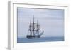 USS Constitution "Old Ironsides" Under Sail, Massachusetts Bay, Celebrating Its Bicentennial, 1997-null-Framed Photographic Print