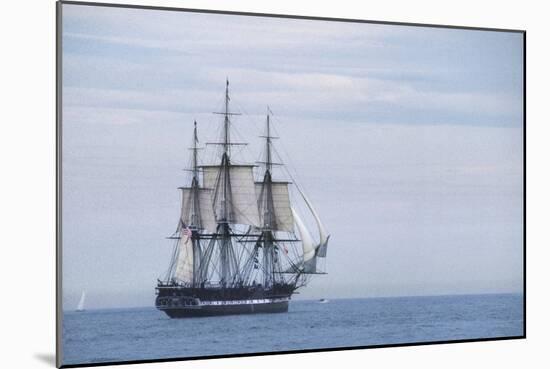 USS Constitution "Old Ironsides" Under Sail, Massachusetts Bay, Celebrating Its Bicentennial, 1997-null-Mounted Photographic Print