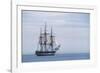 USS Constitution "Old Ironsides" Under Sail, Massachusetts Bay, Celebrating Its Bicentennial, 1997-null-Framed Photographic Print