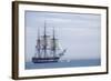 USS Constitution "Old Ironsides" Under Sail, Massachusetts Bay, Celebrating Its Bicentennial, 1997-null-Framed Photographic Print