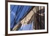 USS Constitution's Mainsail Detail, Boston-null-Framed Premium Photographic Print