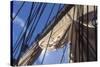 USS Constitution's Mainsail Detail, Boston-null-Stretched Canvas