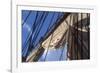 USS Constitution's Mainsail Detail, Boston-null-Framed Photographic Print