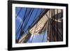USS Constitution's Mainsail Detail, Boston-null-Framed Photographic Print