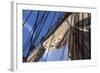 USS Constitution's Mainsail Detail, Boston-null-Framed Photographic Print