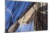 USS Constitution's Mainsail Detail, Boston-null-Mounted Photographic Print