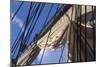 USS Constitution's Mainsail Detail, Boston-null-Mounted Photographic Print