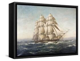 Uss Constitution-Myron Clark-Framed Stretched Canvas